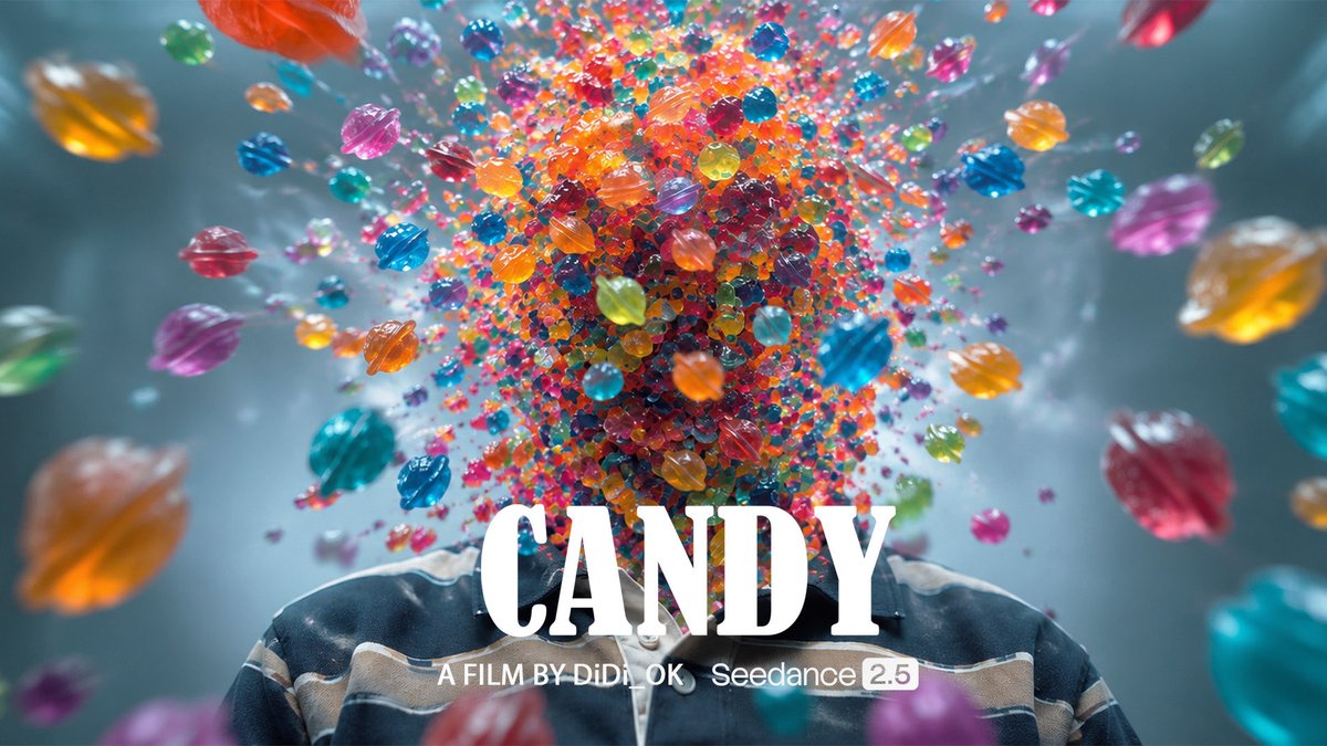 Official video poster for Candy